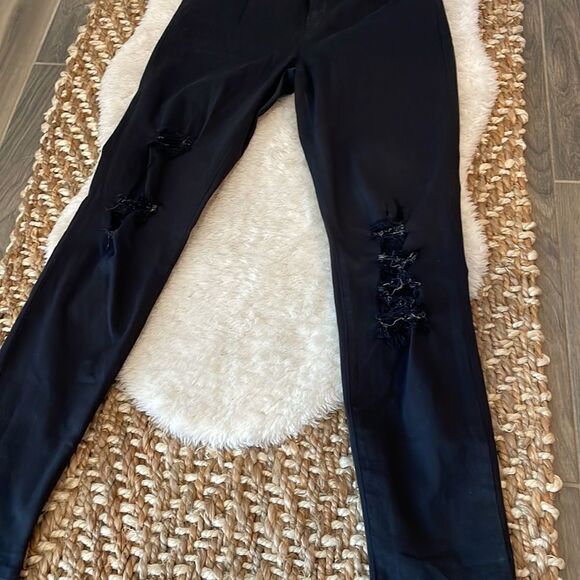 J Brand Alana High Rise Crop Jeans Demented Black - Picture 3 of 13